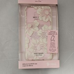 Kate Spade Pink and Cream Floral Phone Case for Samsung Galaxy S21